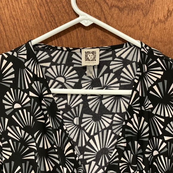 Anne Klein Wrap Dress Large - Picture 2 of 8